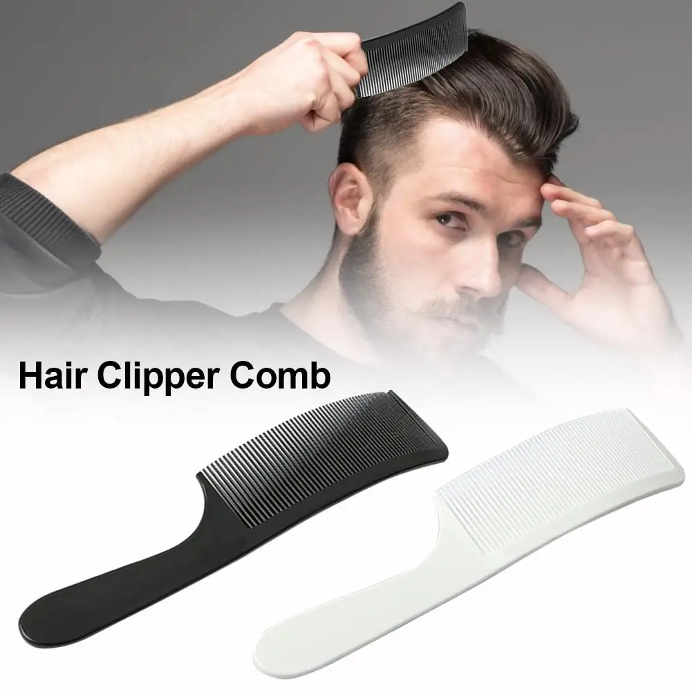 Гребень для стрижки волос эластичный прочный пластиковый изогнутый