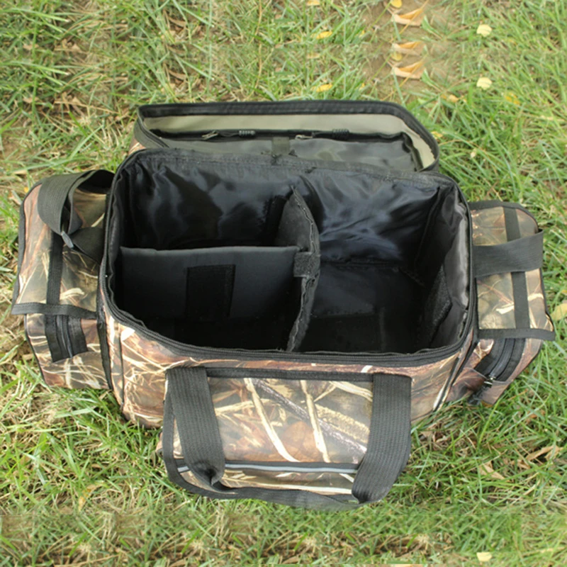 

Outdoor Shoulder Bags Waterproof Large Capacity Multifunctional Lure Fishing Tackle Pack Adjustable Strap Fishing Cycling Bag