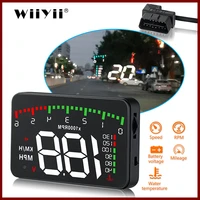 geyiren a900 car hud obd rpm meter head up display overspeed warning system car accessories water temperature alarm