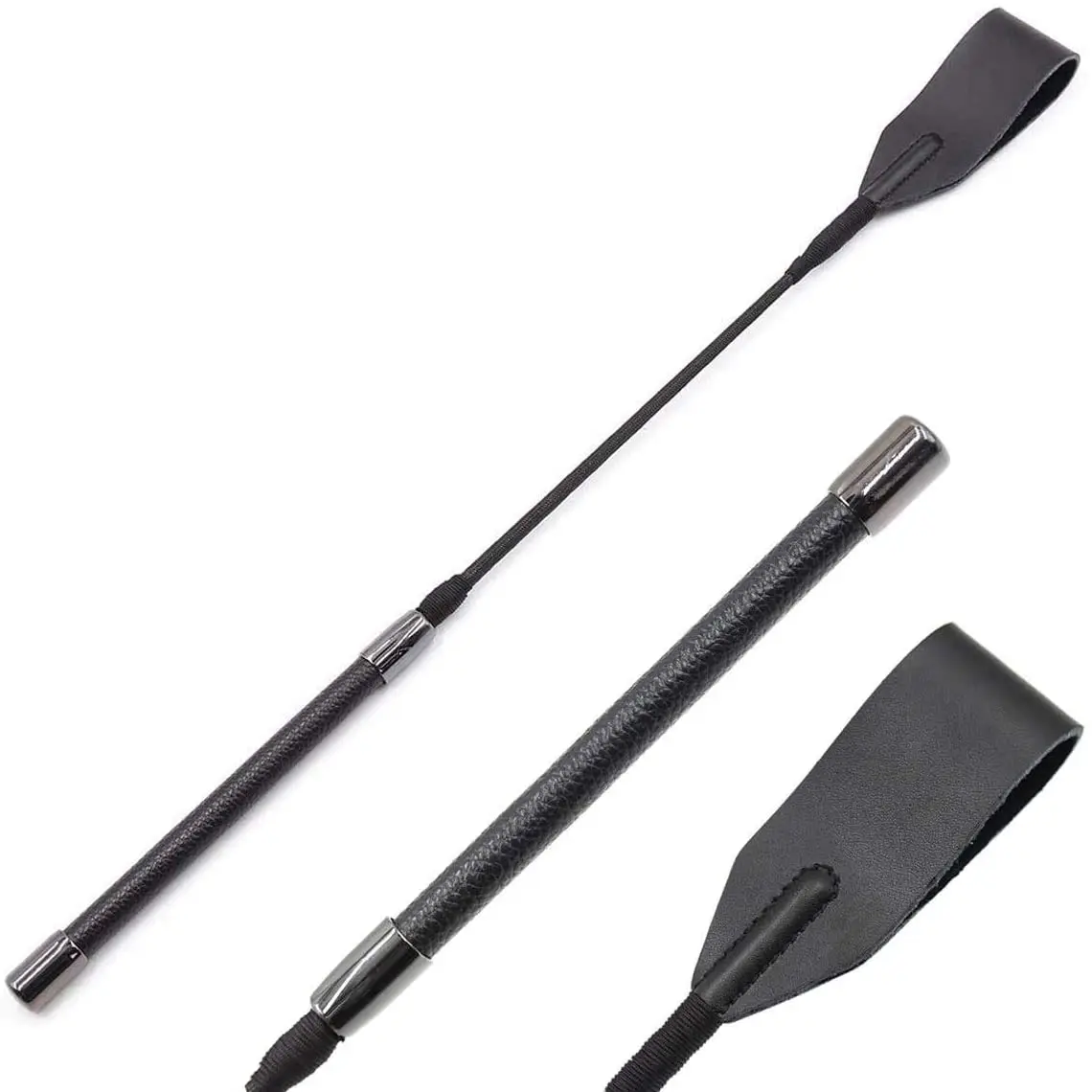 

Riding Crop Horse Whip 70cm PU Leather Horsewhips Lightweight Riding Whips Lash Toy Horse Riding Sports Accessories Riding Crops