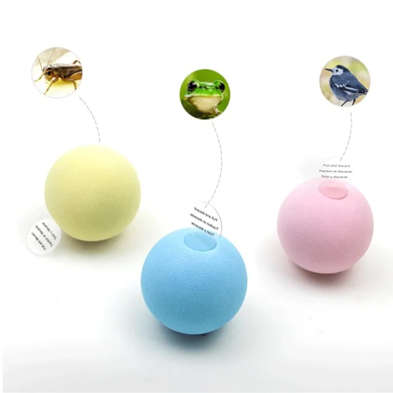 

The New Pet Barking Ball Will Sound Self-Hey Cat Toy Ball Teasing Cat Stick Catnip Gravity Barking Ball