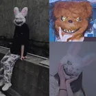 2021, клоун, зайчик, зайчик, кровавый кролик, планшетовый медведь, плюшевая маска на Хэллоуин, косплей, страшная маска для детей и взрослых