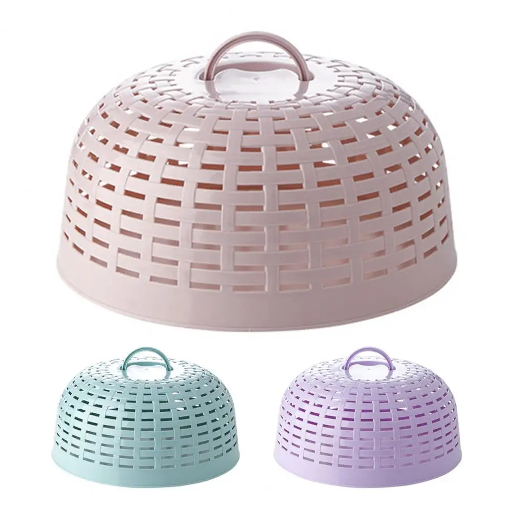 

Food Splatter Guard Eco-friendly Wear Resistant Plastic Anti-Sputtering Food Cover for Home