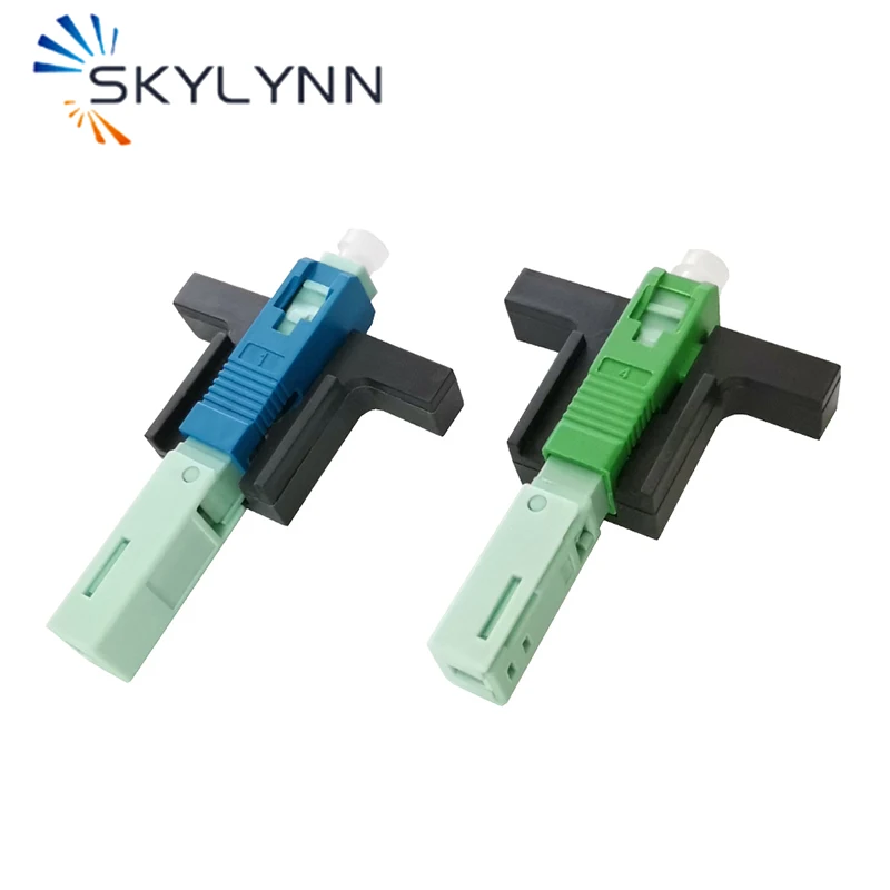 50/100 PCS SC/UPC SC/APC FTTH Fast Connector, 53mm Single Mode Special Cold Quick Connector