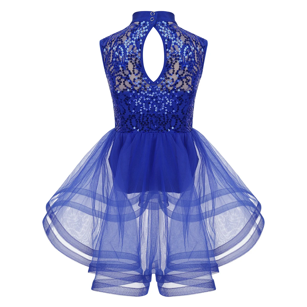 Sequins Kids Girls Ballet Dance Dress Ballerina Gymnastics Leotard for Child Tulle Lyrical Dresses | Детская одежда и обувь