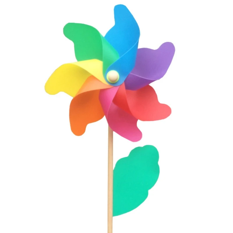 

32cm Colorful Windmill Wind Spinner Wheel Ornament Garden Yard Decoration Kids
