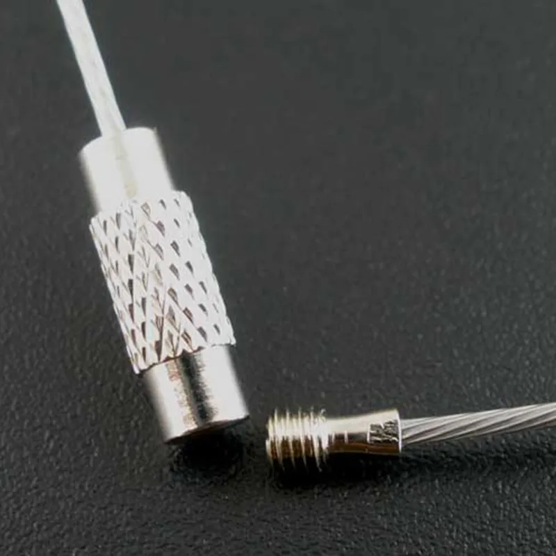 DoreenBeads серое ожерелье с круглым воротом из стальной проволоки винтовой застежкой