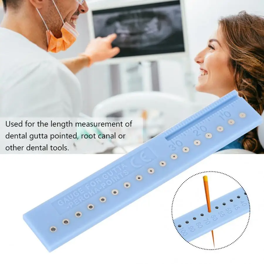 Gutta Percha Points Span измерительная шкала линейка для измерения корневого канала