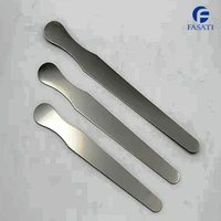 1pcs 14cm 16cm 18cm medical 304 stainless steel tongue plate mixing plate tongue plate abalone knife for oral examination