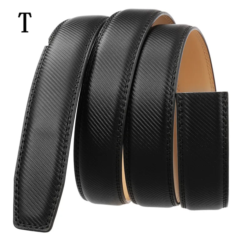 

Men's Belt Automatic Buckle Belt Body New Business Leather Belt 3.1cm