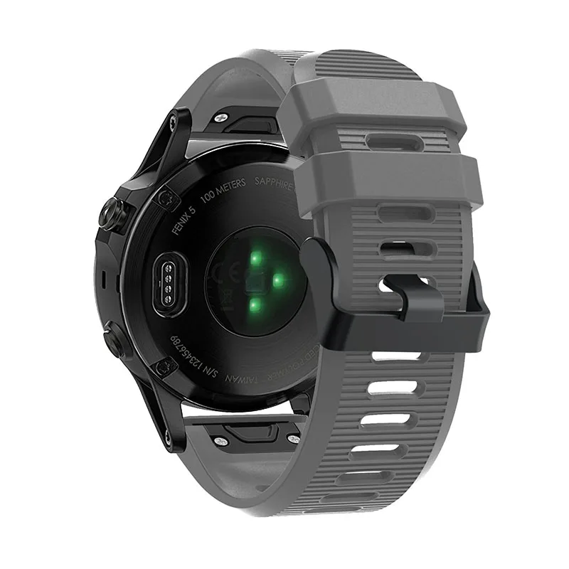 26 мм ремешок для часов Garmin Fenix 6X Pro 5X 3 HR часы быстросъемный силиконовый