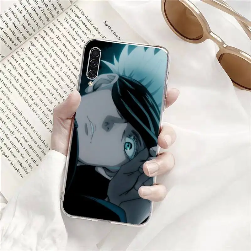 

anime jujutsu kaisen Phone Case Transparent for Samsung A71 S9 10 20 HUAWEI p30 40 honor 10i 8x xiaomi note 8 Pro 10t 11