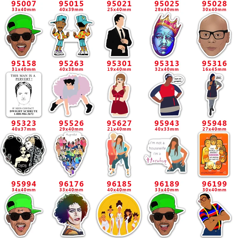 Наклейки на чехол для телефона Хэллоуин ужасы акриловые плоские полимерные