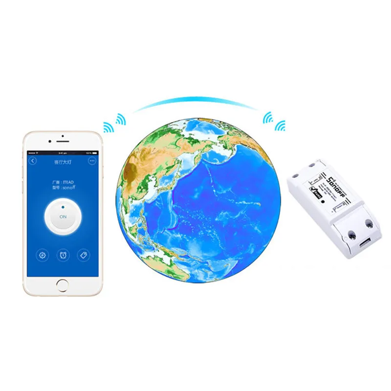 Sonoff Wifi умная розетка умный пульт дистанционного управления Diy таймер