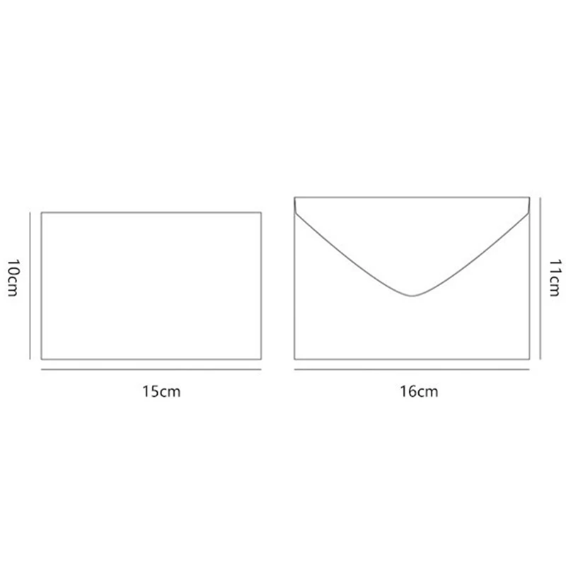 

6 pcs/set Thank You Cards With Envelope Invitations Blank inside Greeting Cards Fold Postcard for Festival Gifts Notes