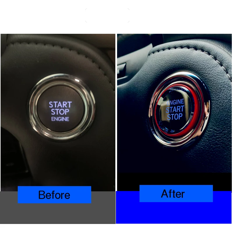 Аксессуары для интерьера автомобиля Кристальный чехол кнопки зажигания