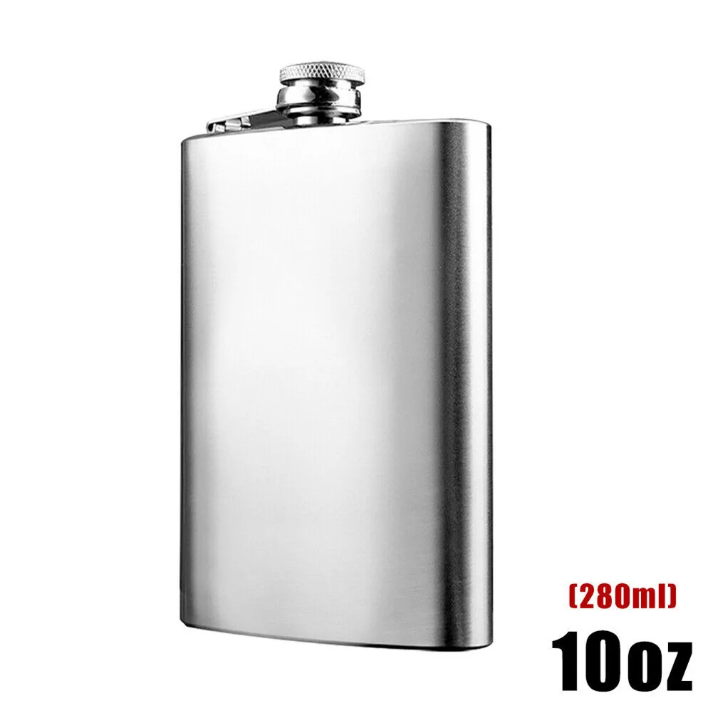 

1-18oz High Quality Wine Whisky Pot Bottle Hip Flasks Drinker Alcohol Bottle Portable Drinkware Stainless Steel