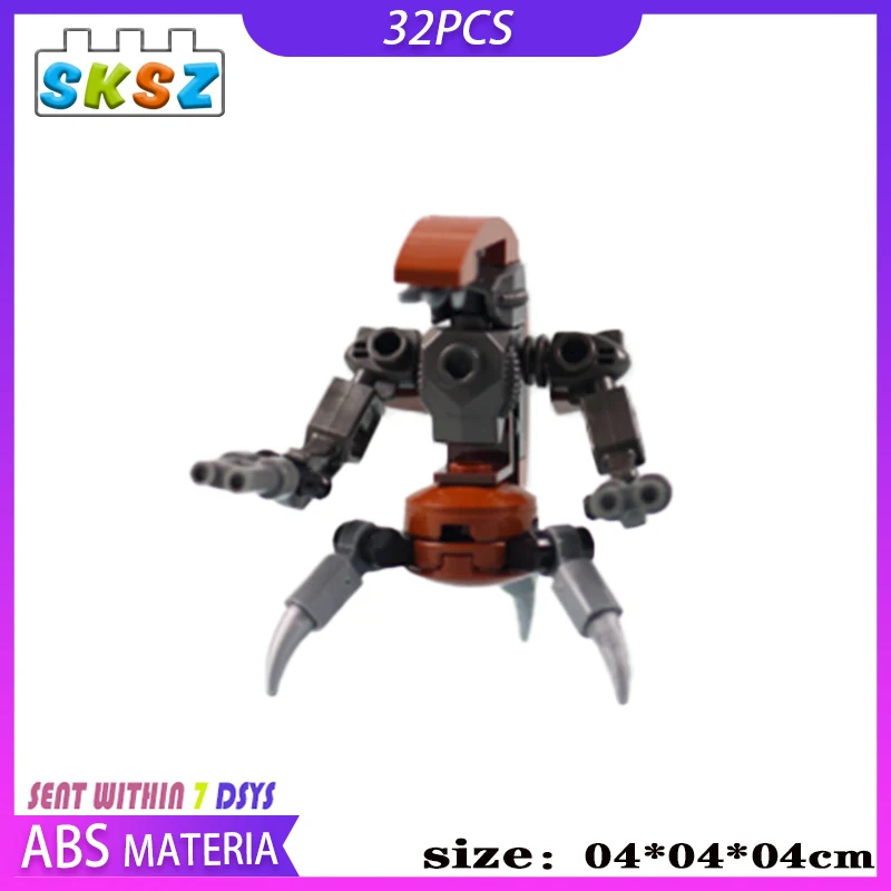 

robot Space Series Movie DroidekaING Building Blocks star Bricks Kids Educational toys Creativity Star children birthday gifts