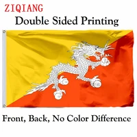 bhutan national flag 3x5ft polyester flying size 90x150cm custom high quality double sided printing banner