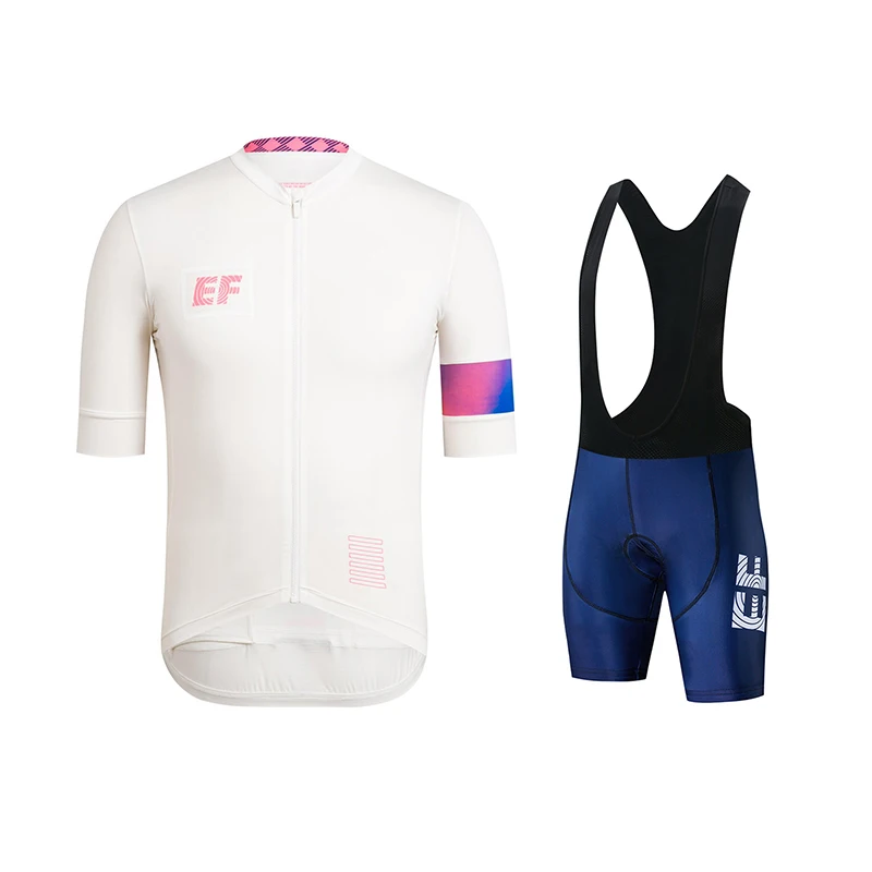 

2020 New Style EF Team summer cycling Jersey set Bicycle Clothing Breathable Men Short Sleeve shirt Bike bib shorts 9D Gel pad