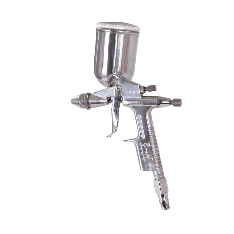 Pneumatic Spray Gun F-2 Pot High Atomization 0.5MM Caliber Spray Gun Pneumatic Paint Spray Gun 1PC