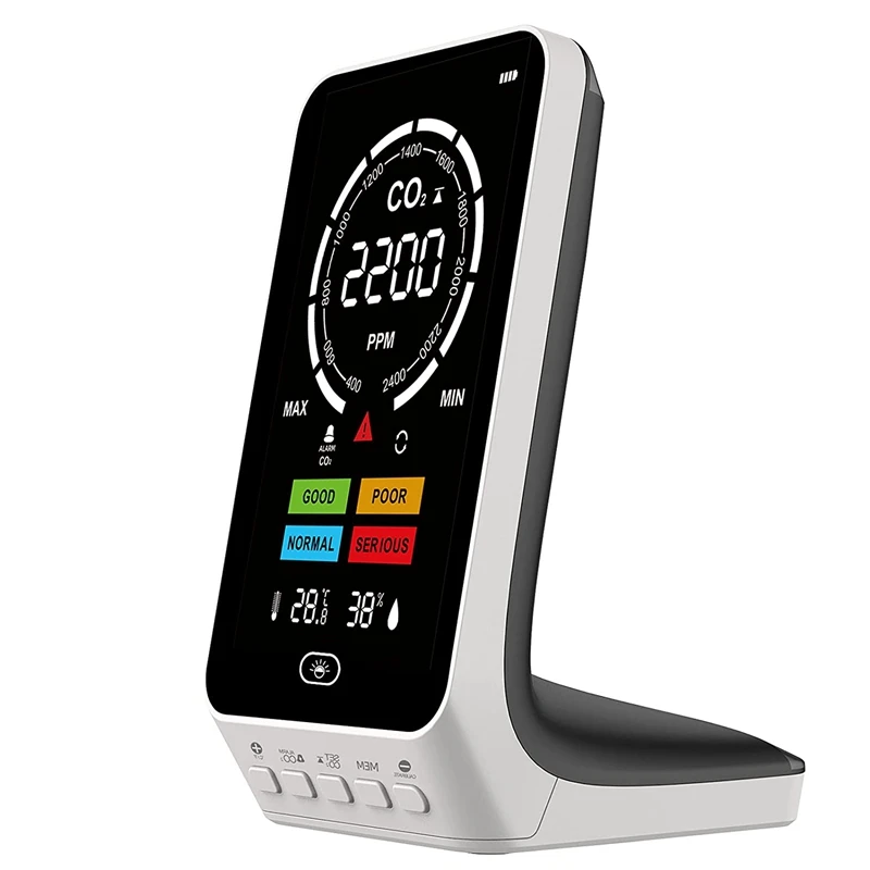

Indoor Air Quality Monitor, Real-Time Detection Of Home Environment, As Well As Thermometer And Hygrometer Functions