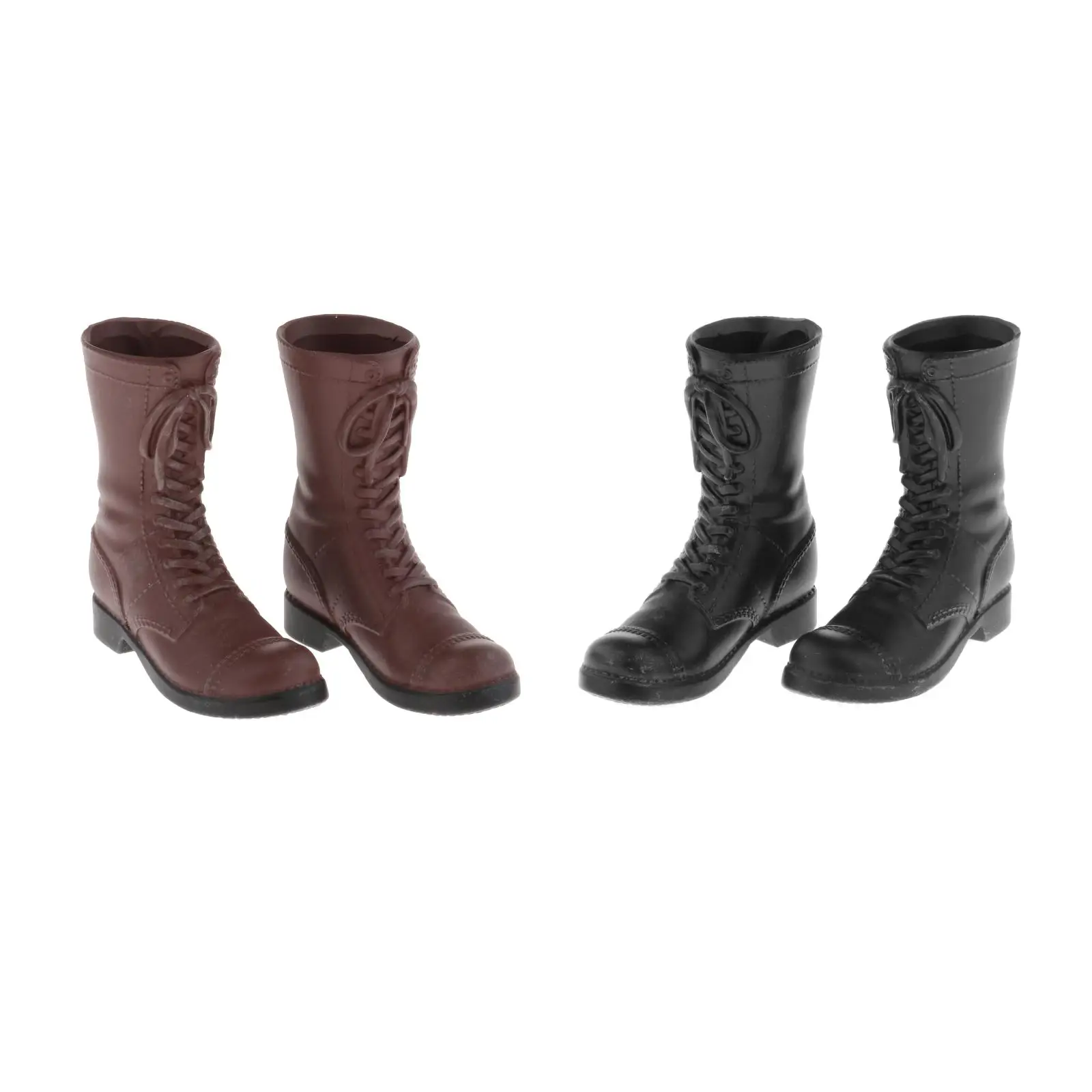 

Handmade 1:6 Male Soldier Combat Boots Shoes for HT Toy 12" Figure Men Body Doll Model Accessories Parts