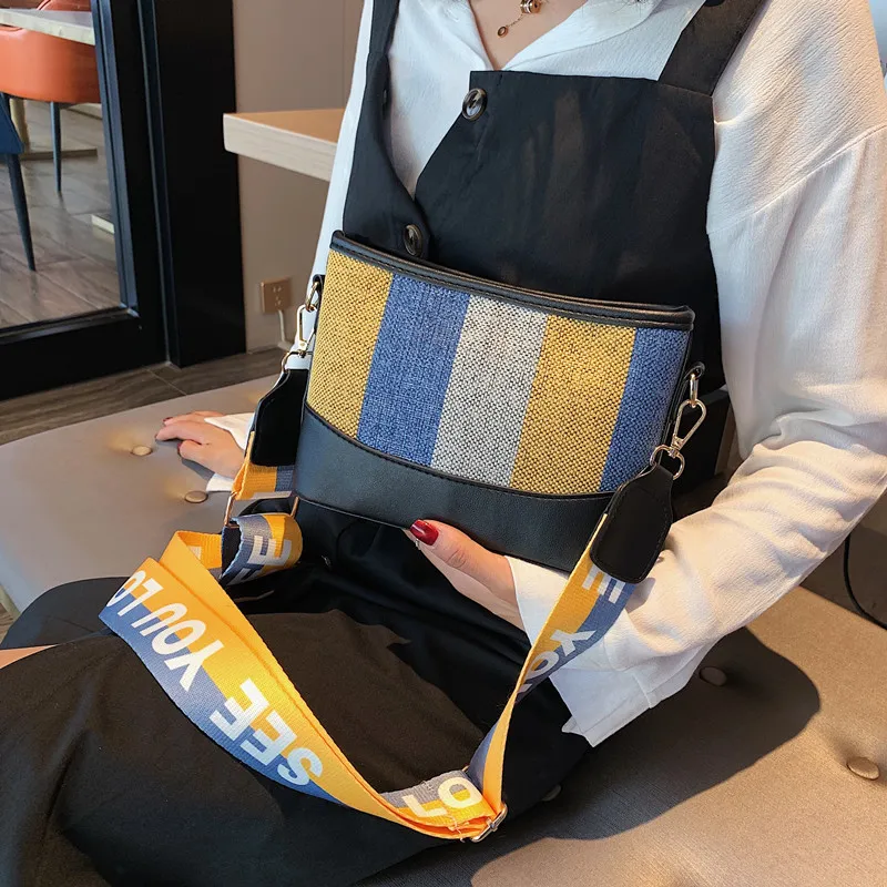 Маленькие сумочки DikizFly со вставками новинка 2019 сумки через плечо модная женская