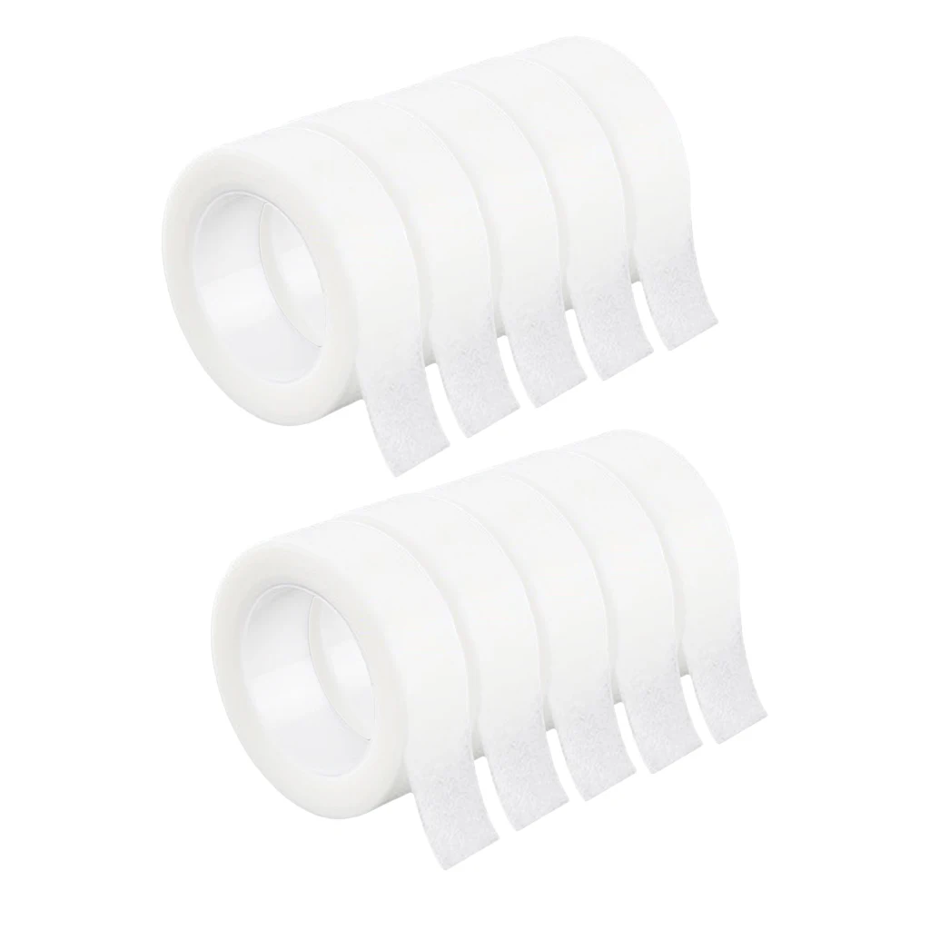 

10pcs Breathable Eyelash Separating Isolation Tape Roll Lashes Curling Gauze Pad