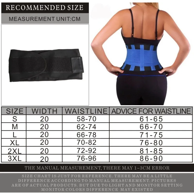 

FDBRO Waist Trimmer Sport Waist Belt Sport Corset Shapewear Cincher Body Shaper Waist Support Training Fitness Girdle Slimming