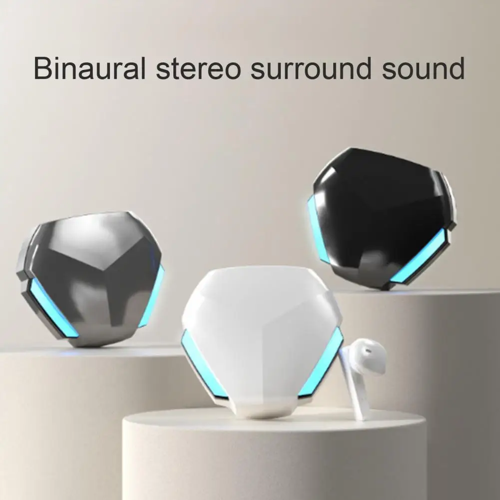 

S02 Bluetooth-compatible Earphones Dual Port Charging In-ear Noise Reduction IPX5 Waterproof HiFi Stereo Gaming Sport Headphones
