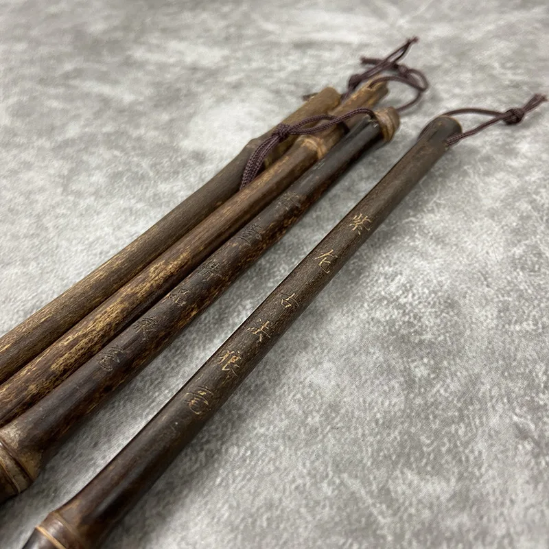 Тонкая фиолетовая бамбуковая щетка для волос с волком взрослых чистая Волчья