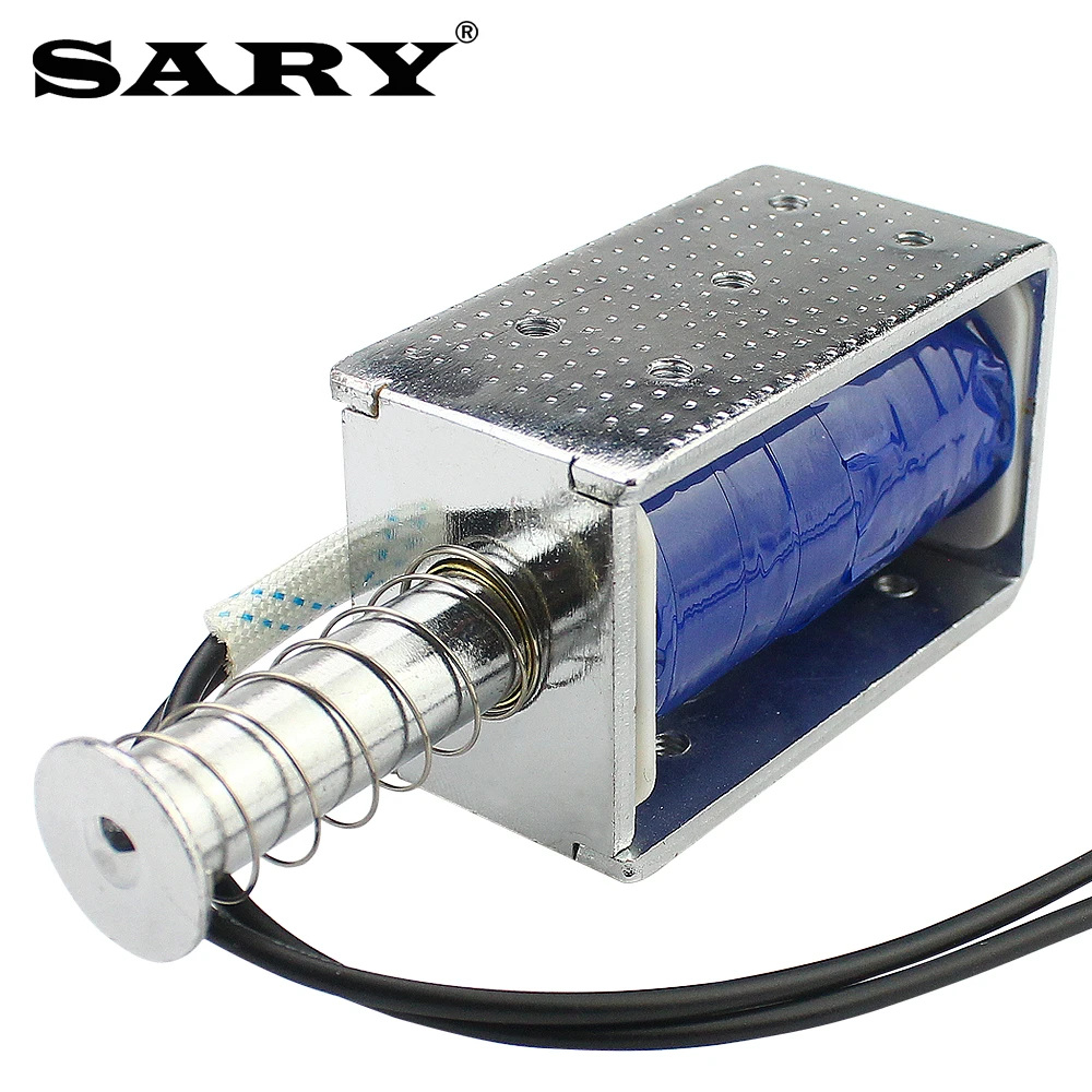 

DC12V24V solenoid magnetic solenoid push-pull solenoid LY-1264 long stroke 30mm Open frame electromagnet