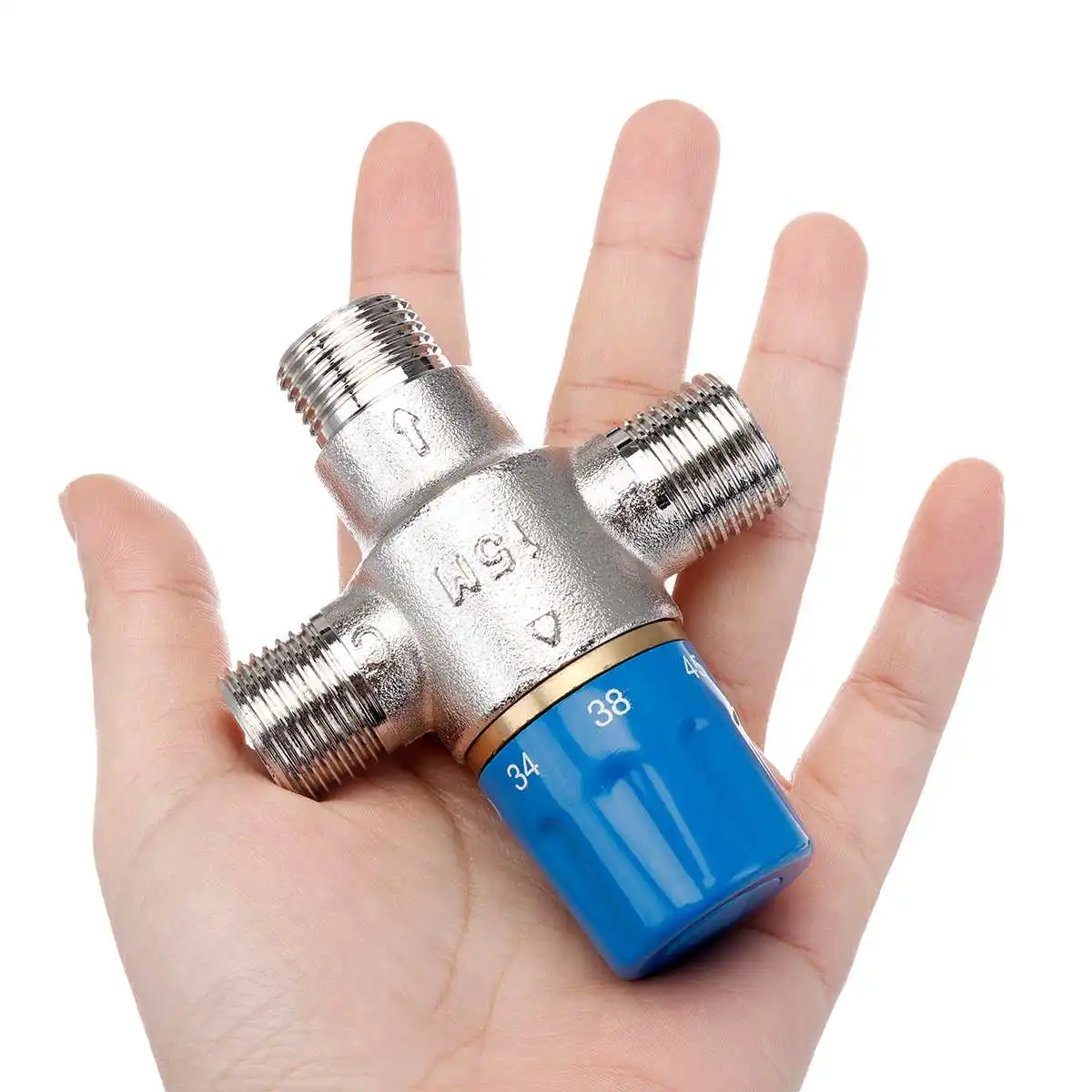 

NEW DN15 Mixing Valve Bathroom Faucet Temperature Mixer Control Valve Home Improvement