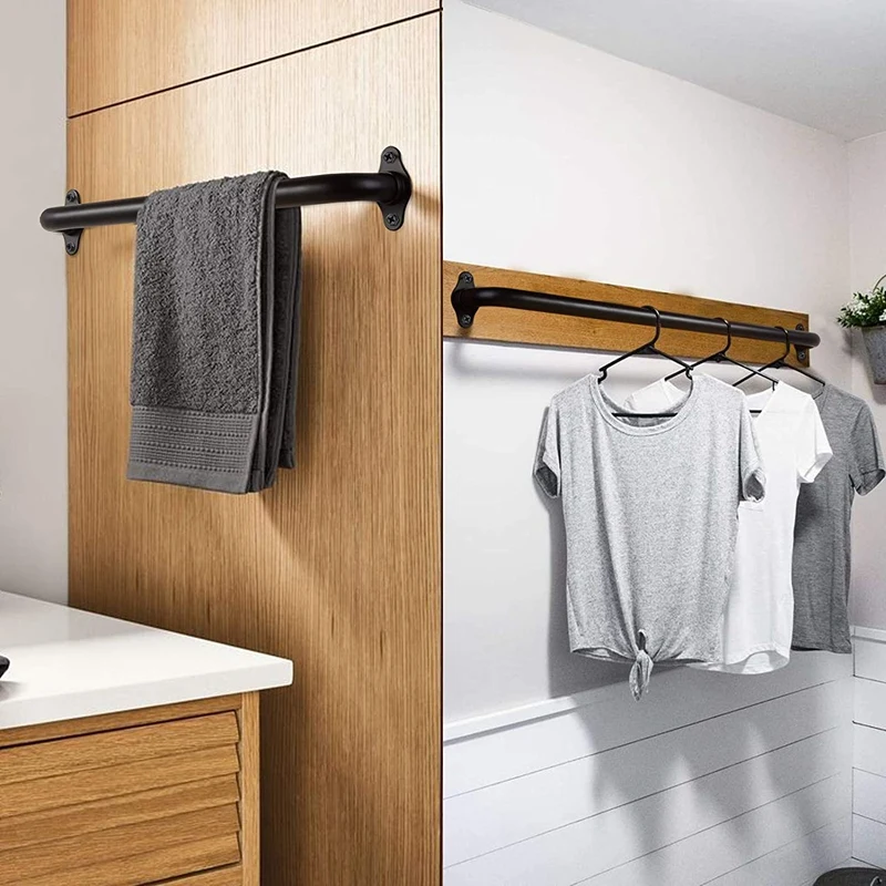 10-дюймовые металлические поручни для промышленных труб ручка двери сарая