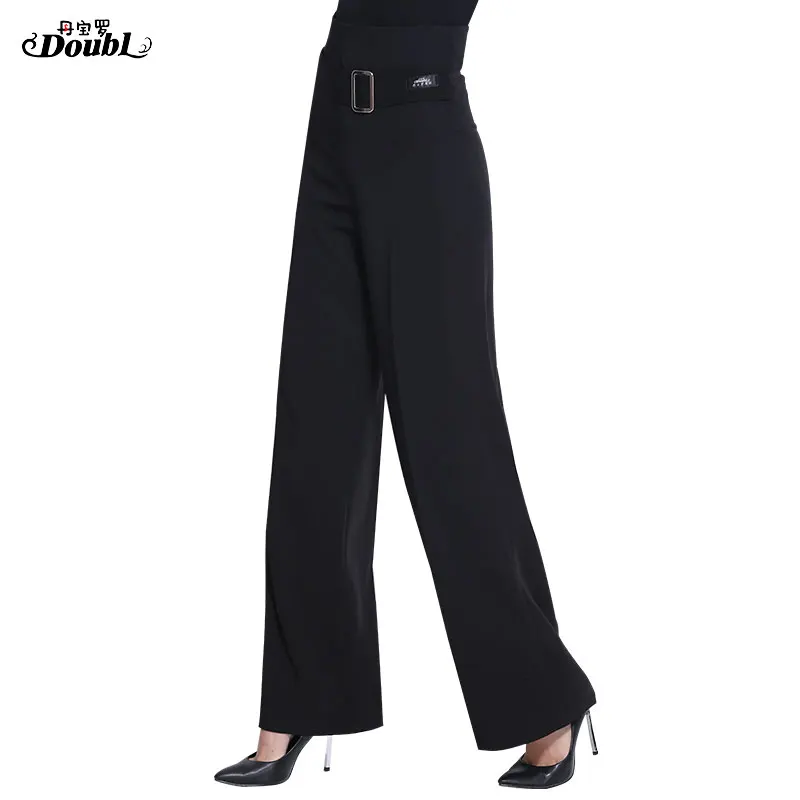 Женские брюки для занятий вальсом обтягивающие новые тонкие штаны бальных