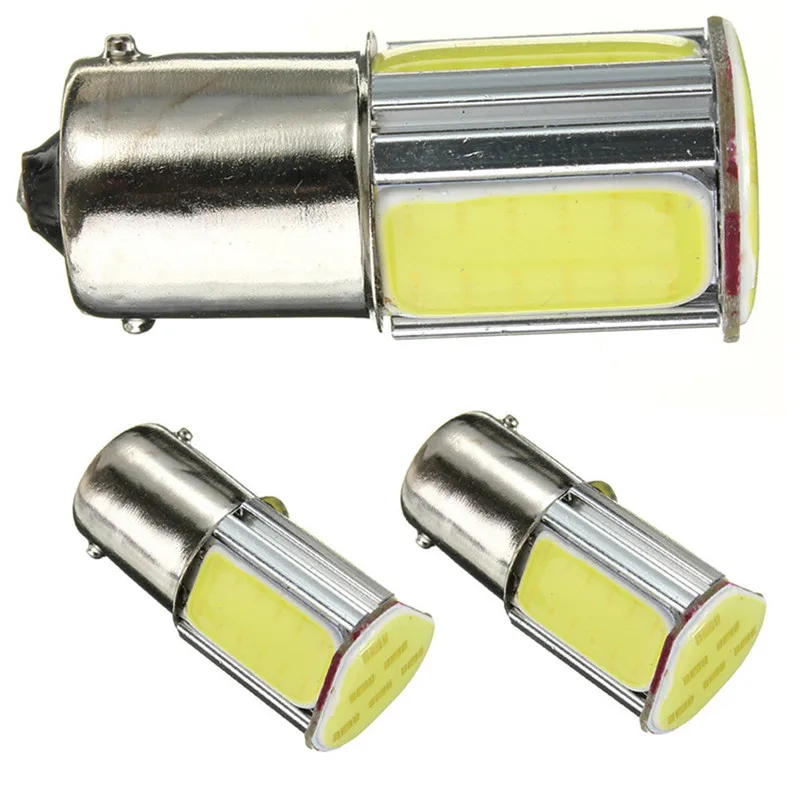 

1Pcs 4 COB LED 1156 Auto Car Light Source Low Power Consumption Yellow 3500K Brand New High Quality Rear Light Bulb Lamp DC 12V