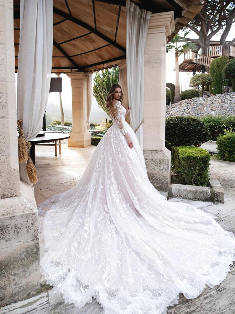 

BAZIIINGAAA Simple Wedding Dress Lace Little Beading Strapless Dress Luxury WeddingGowns Bridal Can Be Washed Bride Dresses