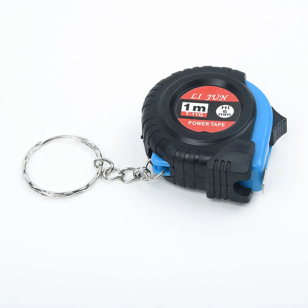 1 X Выдвижная Линейка Рулетка для измерения брелок мини карманный размер