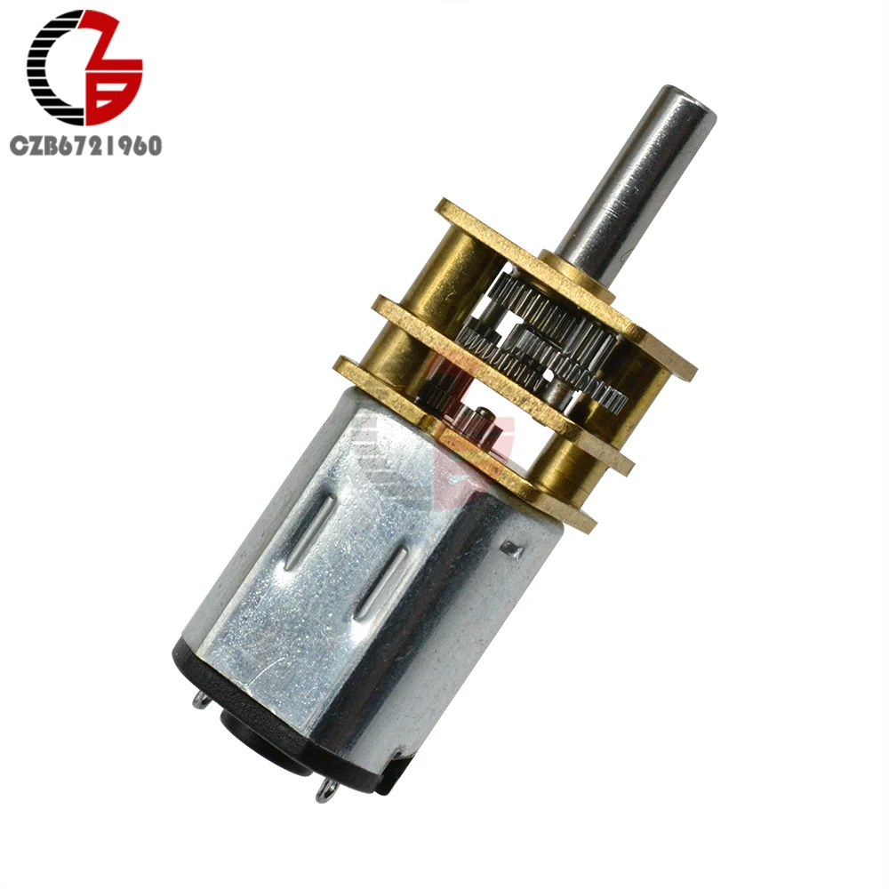 GA12-N20 DC Шестерни двигатель 3V 6V 12V 30 60 100 200 300 400 500 600 800 1000 2000 об/мин оборотов в минуту-поступательным принципом работы; линейный двигатель для вентилятор автомобиля хобби игрушечный Радиоуправляемый автомобиль