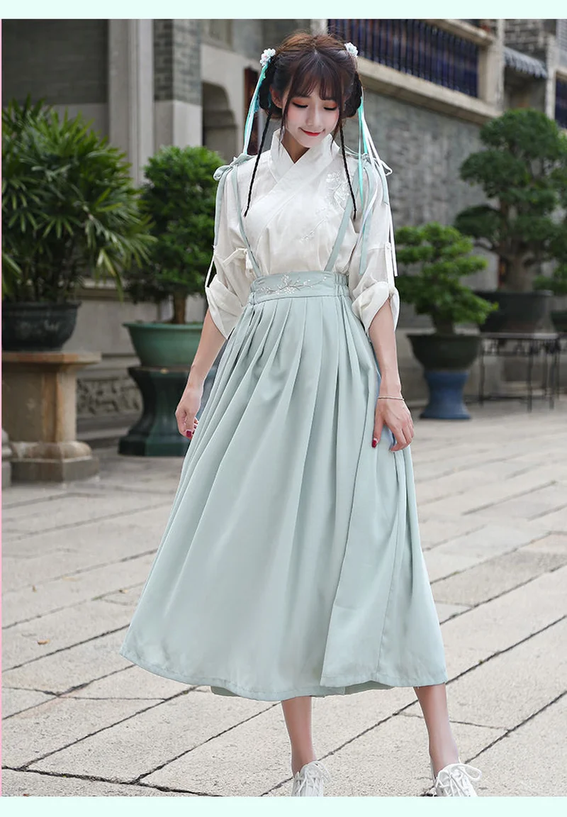 Китайское старинное традиционное ханьфу современное ханбок ремень женское