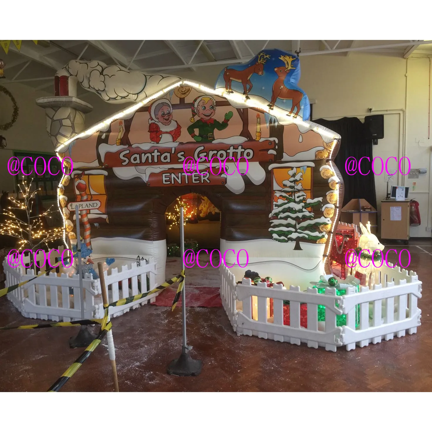 Бесплатная доставка воздуха до двери! Рождество Крытый/Открытый украшения