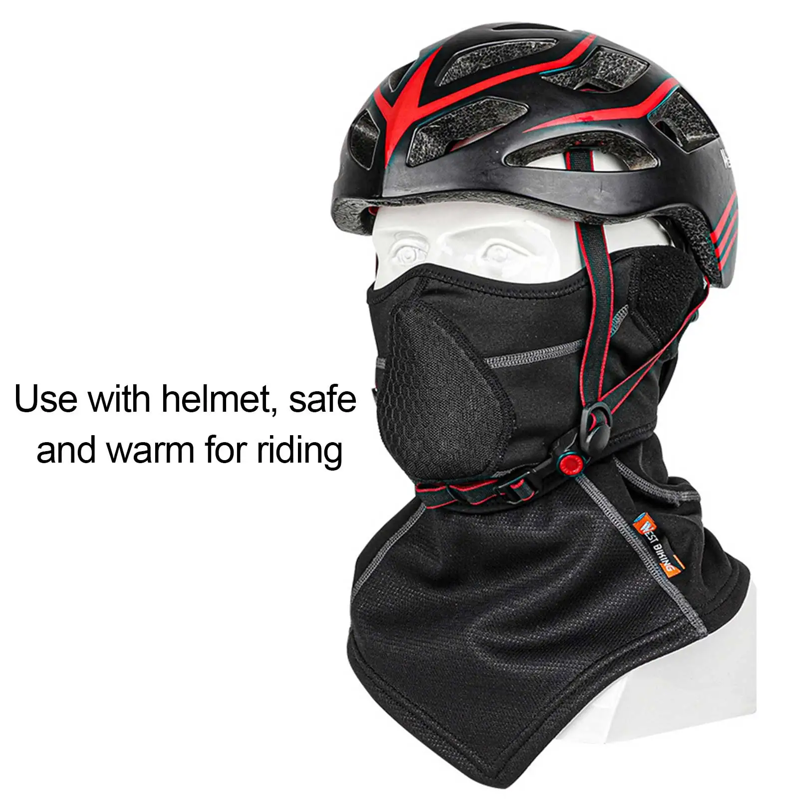 

Unisex Motorcycle Warm Mask Neck Warm Snowboard Bike Riding Mask Scarf Accessories Windproof Outdoor Sports Ski Cycling Bicycle