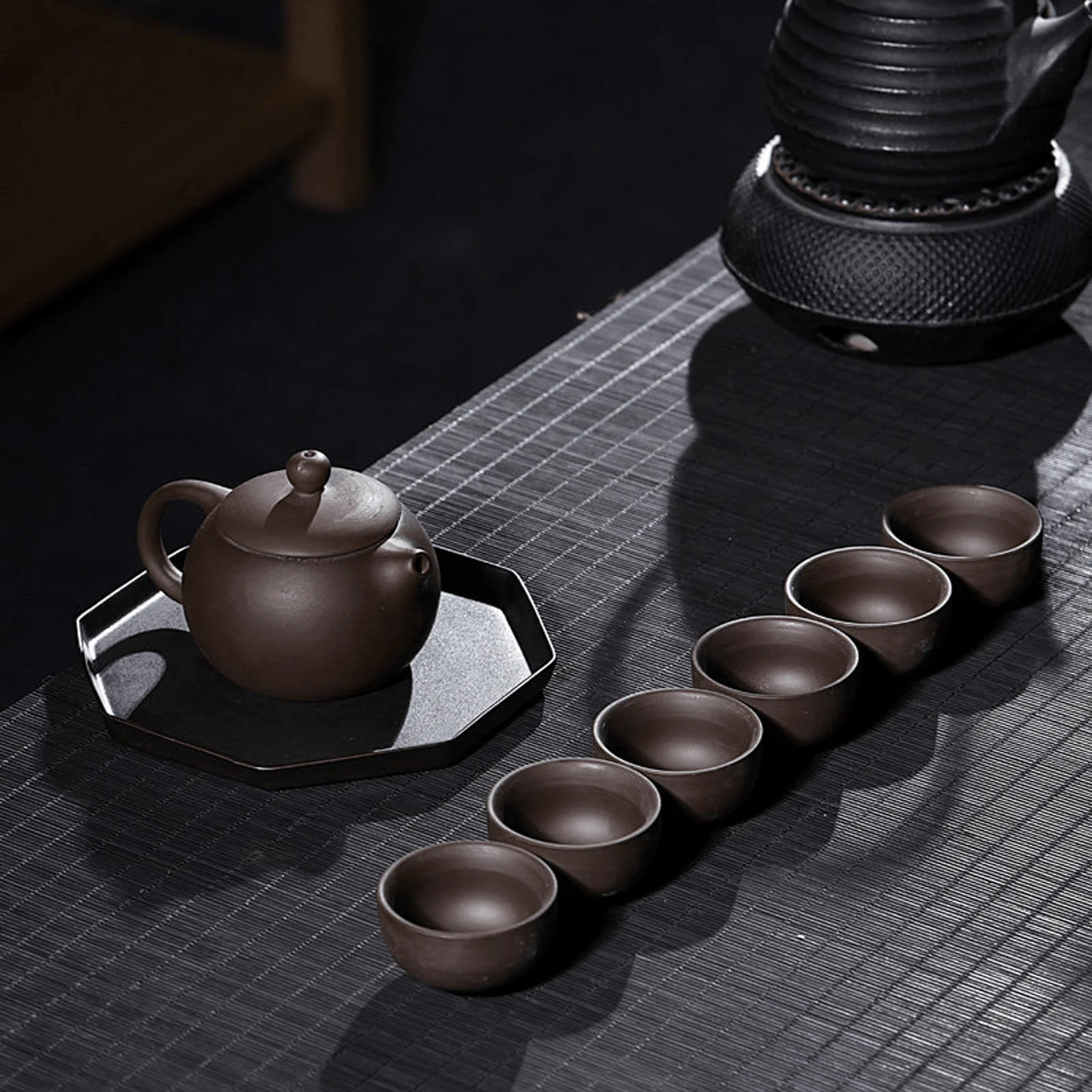 

Tea set Purple Clay tea pot Chinese tea set tea ceremony home garden kung-fu-tea-set