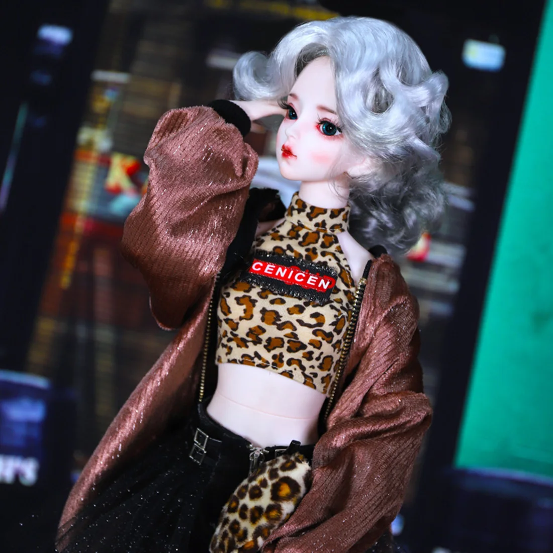 

60cm BJD Doll Wedding Princess Doll Set Diy girls toy - Gana Hand Painted Makeup (Face Detachable / Head Integrated Version)