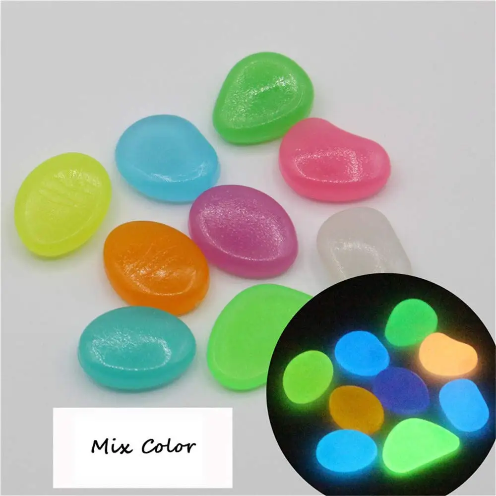 

Luminous Stones Glow in The Dark Garden Pebbles Rocks forHome OutdoorWalkways Garden Path Patio Lawn Garden Yard Fish Tank Decor