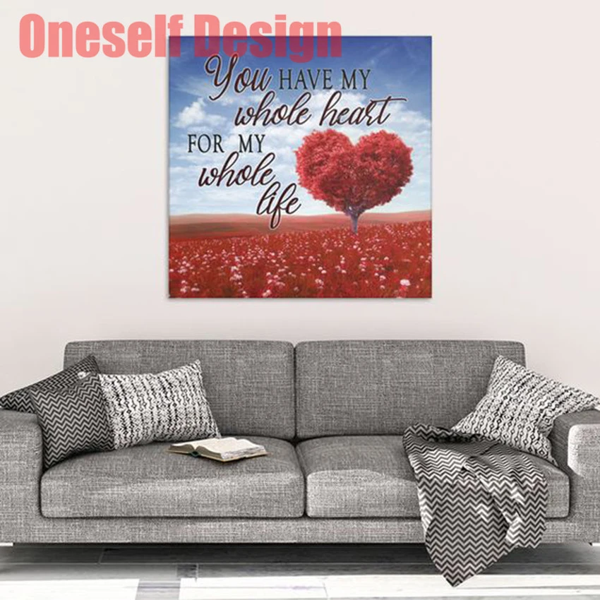 

herat love 5d diamond painting full square diamond embroidery full set heart diamond mosaic sale decoration home wall sticker