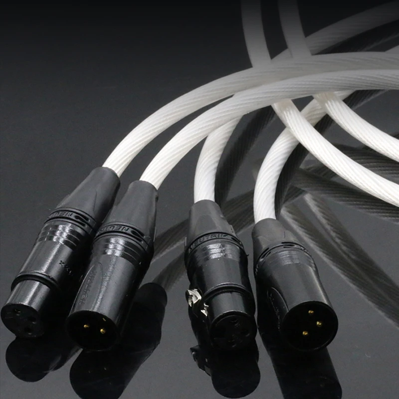 Пара кабелей Colleimage Hifi Neutrik XLR 2 кабель Hi end папа мама с позолоченным разъемом