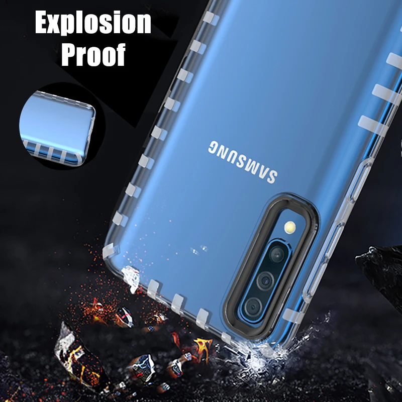 Защитный чехол для samsung Galaxy A50 50A A30 A20 A10 A 50 30 20 10 прозрачный Samsun Gaxaly Ultra Slim Coque мягкий