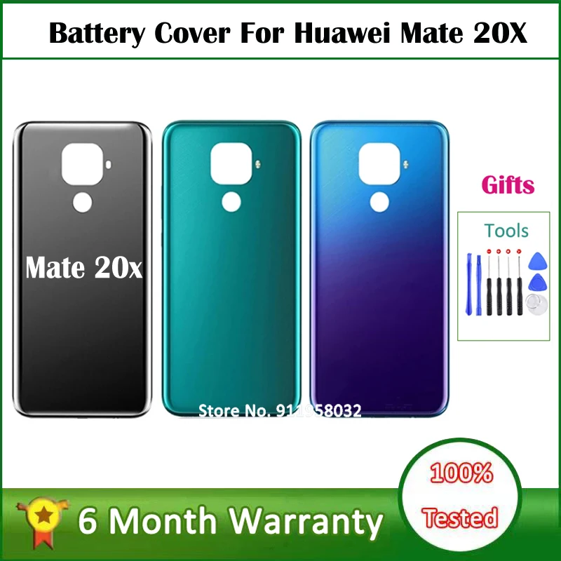 Задняя крышка аккумулятора 7,2 дюйма, новинка для Huawei Mate 20X20 X EVR-L29, задняя крышка корпуса, запасные части для ремонта
